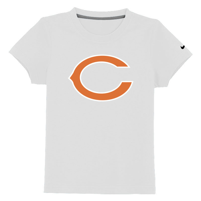 Chicago Bears Sideline Legend Authentic Logo Youth T-Shirt White