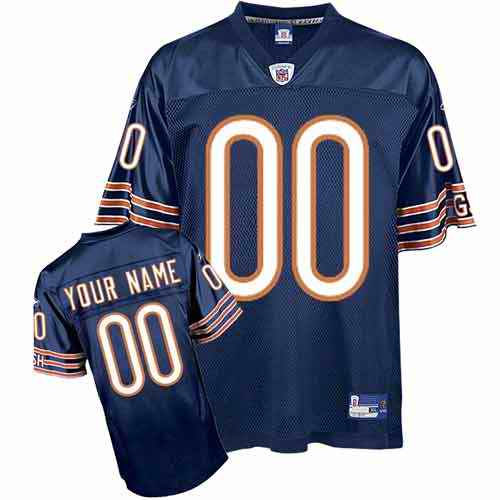 Chicago Bears Youth Customized blue Jersey