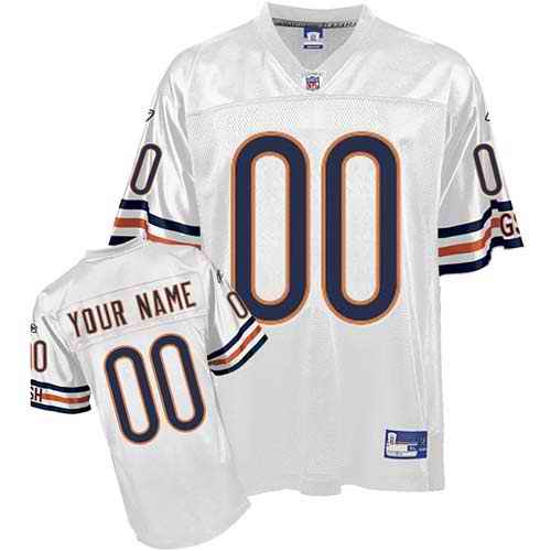 Chicago Bears Youth Customized white Jersey