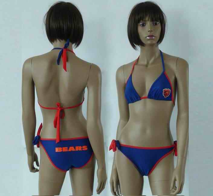 Chicago Bears women Halter Bikini