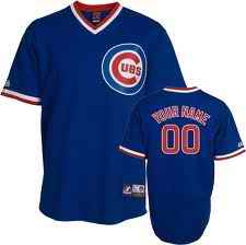Chicago Cubs Blue M&n Man Custom Jerseys