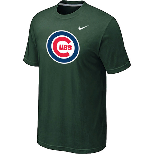 Chicago Cubs Nike Heathered D.Green Club Logo T-Shirt