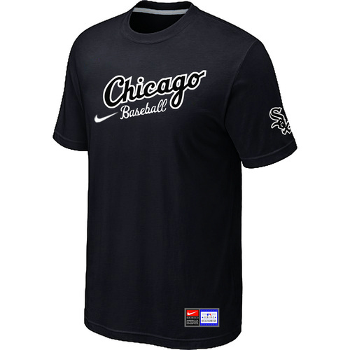 Chicago White Sox Nike Away Practice T-Shirt Black