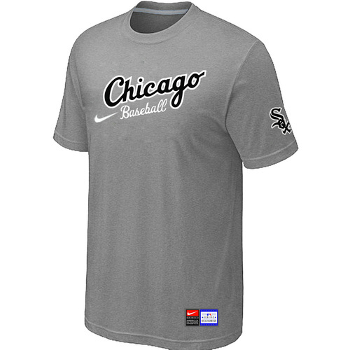 Chicago White Sox Nike Away Practice T-Shirt L.Grey