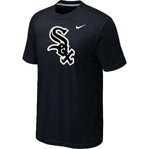 Chicago White Sox Nike Heathered Black Club Logo T-Shirt