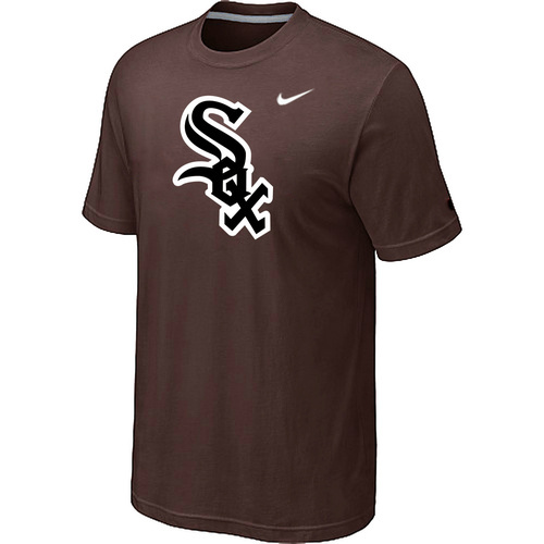 Chicago White Sox Nike Heathered Brown Club Logo T-Shirt