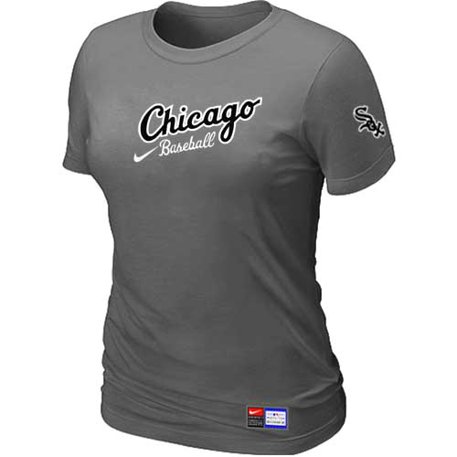 Chicago White Sox Nike Women's D.Grey Away Practice T-Shirt