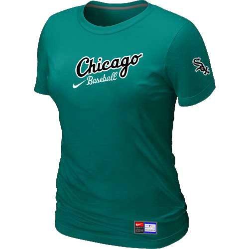 Chicago White Sox Nike Women's L.Green Away Practice T-Shirt