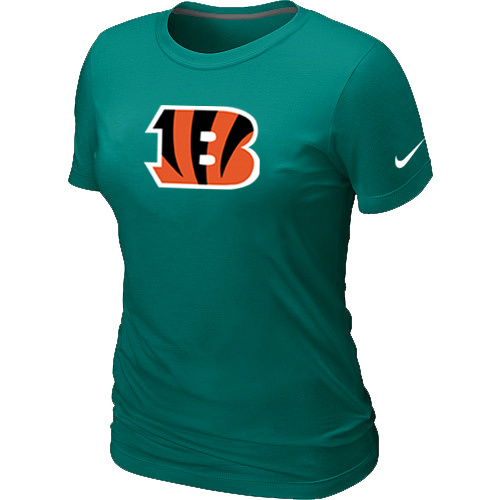 Cincinnati Bengals L.Green Women's Logo T-Shirt - Click Image to Close
