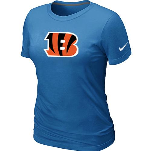 Cincinnati Bengals L.blue Women's Logo T-Shirt