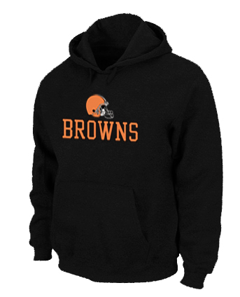 Cleveland Browns Authentic Logo Pullover Hoodie Black Cleveland Browns Authentic Logo Pullover Hoodie Black