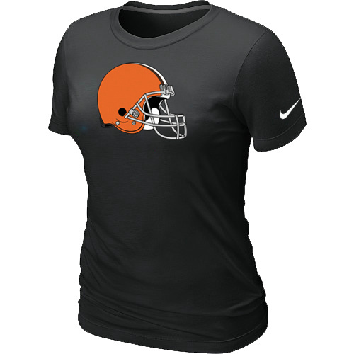 Cleveland Browns Black Women's Logo T-Shirt