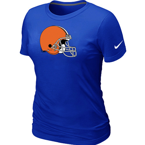 Cleveland Browns Blue Women's Logo T-Shirt