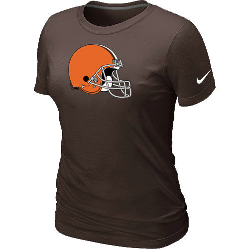 Cleveland Browns Brown Women's Logo T-Shirt