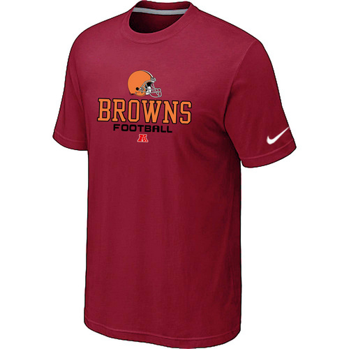 Cleveland Browns Critical Victory Red T-Shirt - Click Image to Close