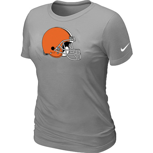 Cleveland Browns L.Grey Women's Logo T-Shirt