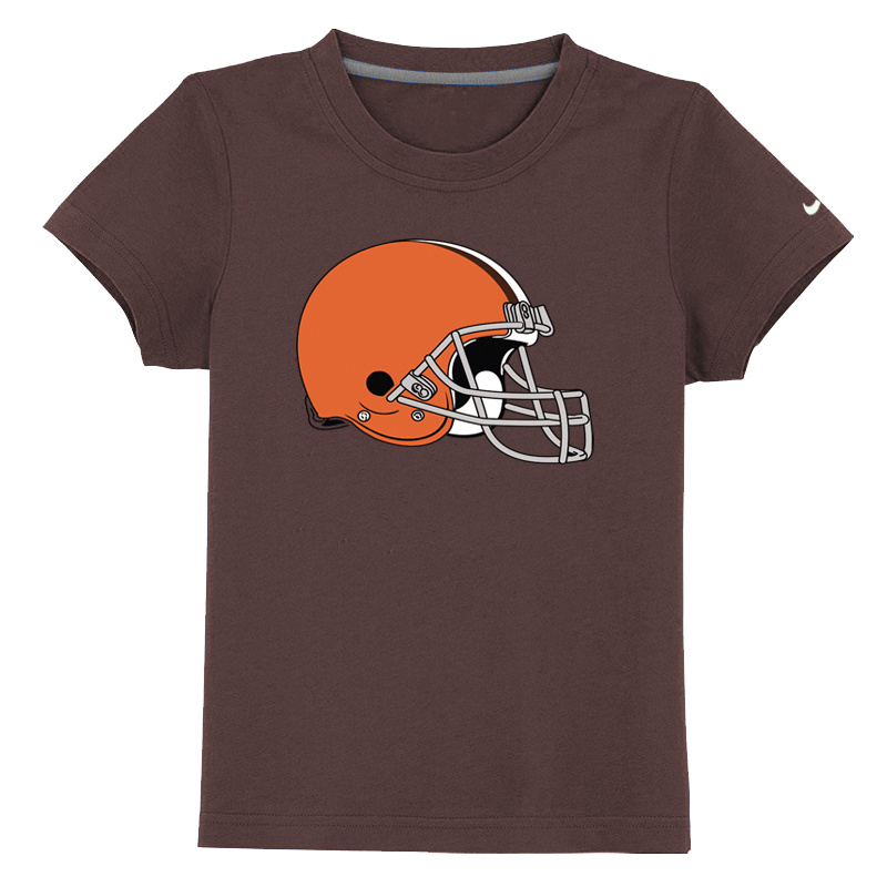 Cleveland Browns Sideline Legend Youth Brown T-shirt - Click Image to Close