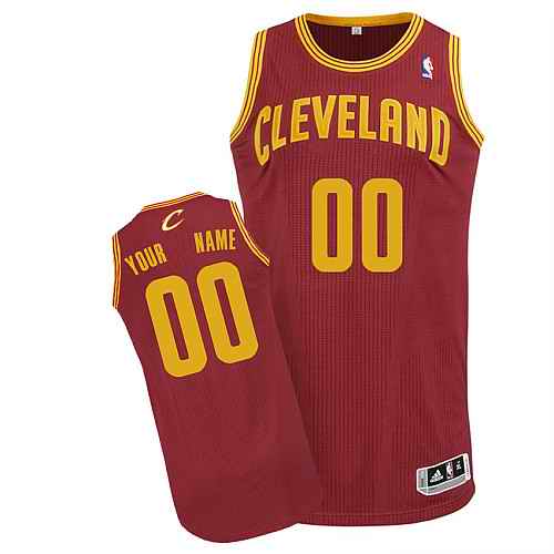Cleveland Cavaliers Custom red Road Jersey - Click Image to Close