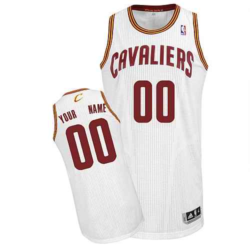 Cleveland Cavaliers Custom white Home Jersey