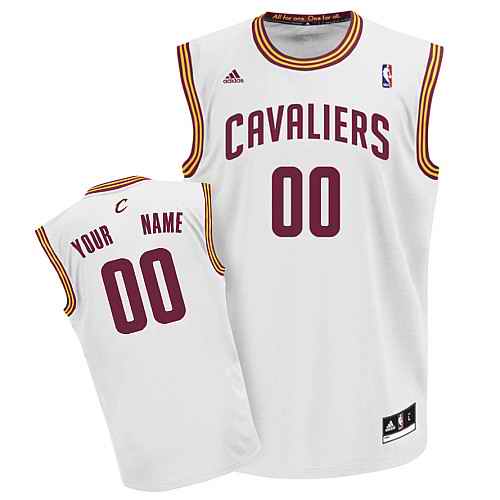 Cleveland Cavaliers Custom white adidas Jersey - Click Image to Close