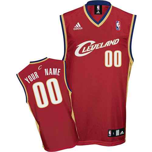 Cleveland Cavaliers Youth Custom red Road Jersey