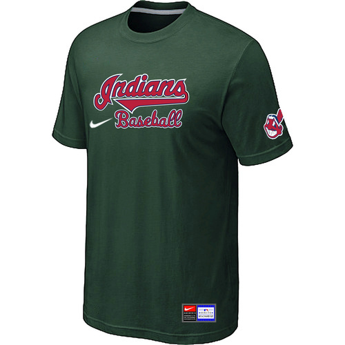 Cleveland Indians D.Green Nike Short Sleeve Practice T-Shirt