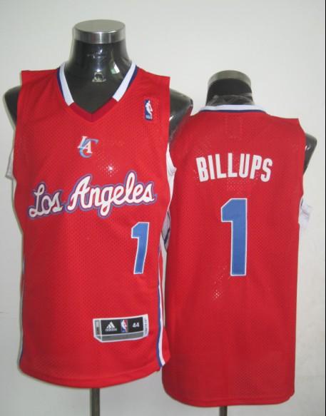Clippers 1 Billups Red Jerseys