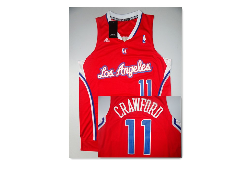 Clippers 11 CRAWFORD Red Jerseys