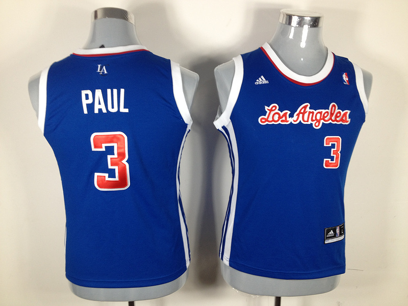 Clippers 3 Paul Blue New Fabric Women Jersey - Click Image to Close