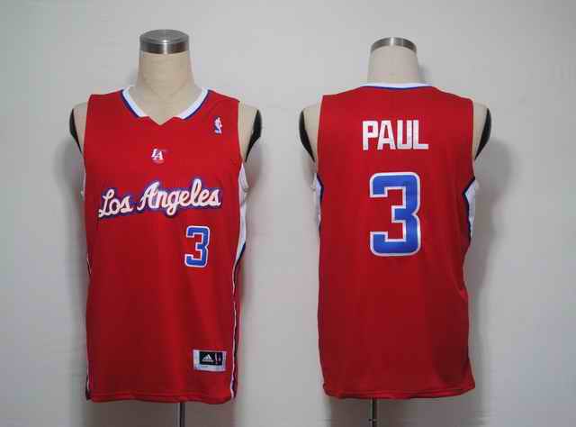Clippers 3 PAUL Red LAC Jerseys