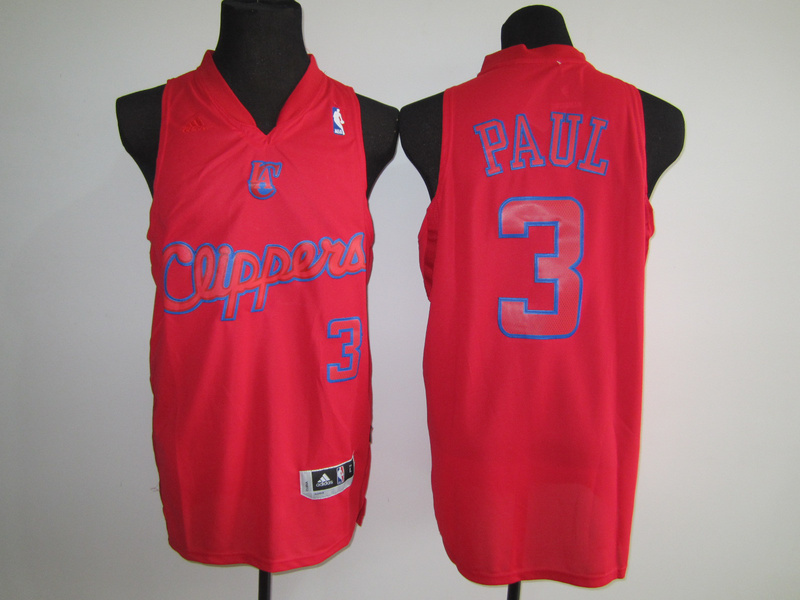 Clippers 3 Paul Red Jerseys
