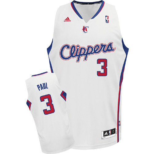 Clippers 3 Paul White Cotton Jerseys