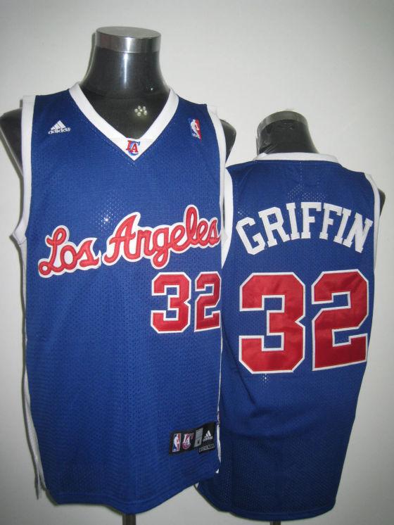 Clippers 32 Blake Griffin Blue Jerseys