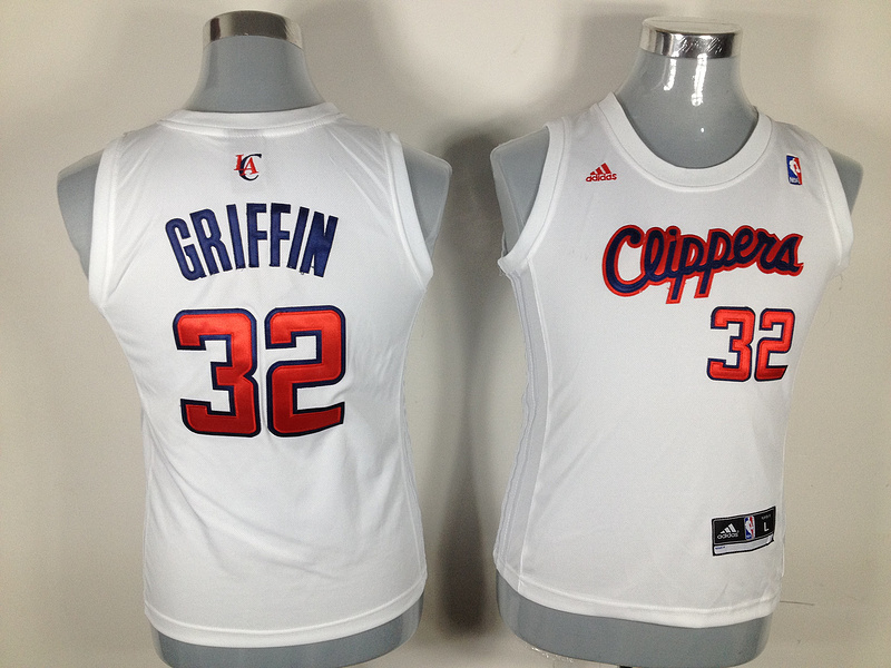 Clippers 32 Griffin White Women Jersey