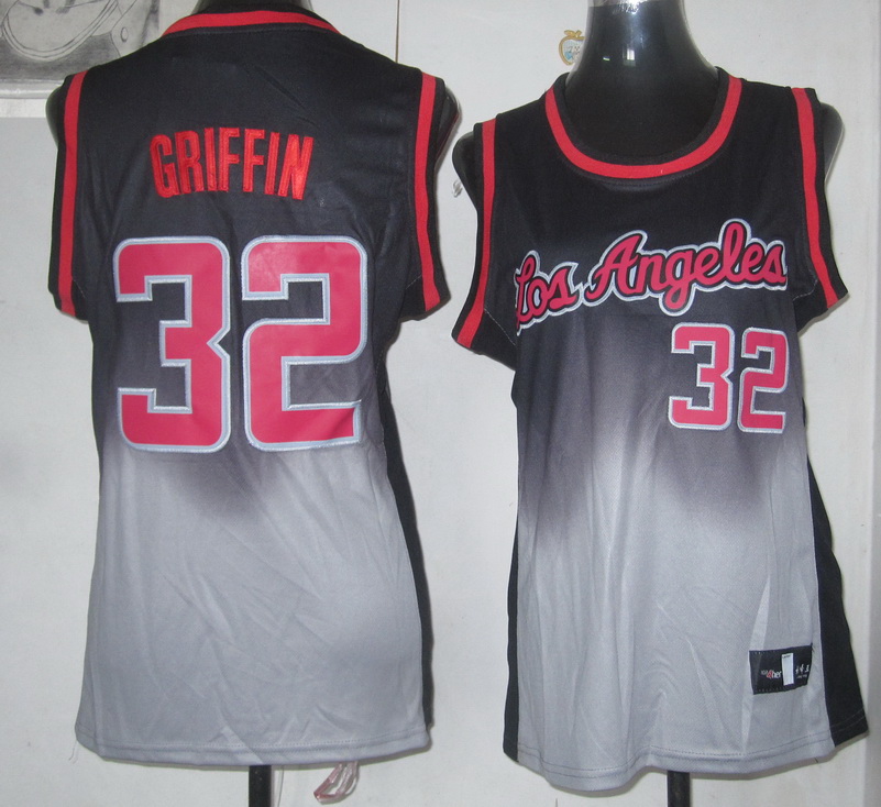 Clippers 32 Griffin Fadeaway Women Jersey - Click Image to Close