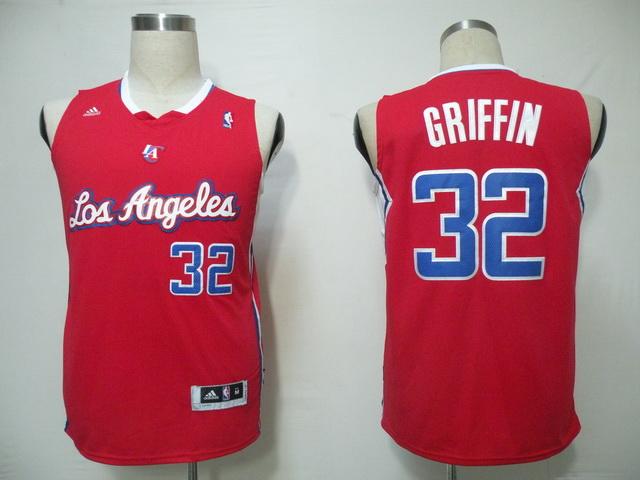 Clippers 32 Griffin Red LAC Jerseys