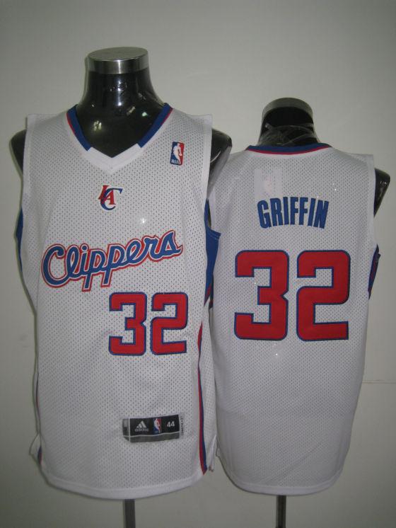 Clippers 32 Griffin White Jerseys