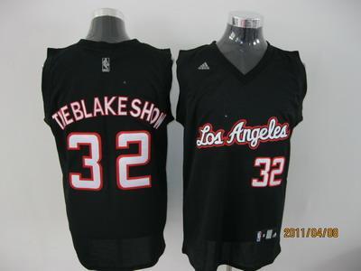 Clippers 32 The Blake Show Black Jerseys