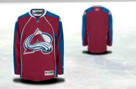 Colorado Avalanche Men Customized Red Jersey
