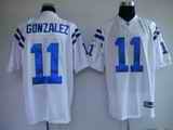 Colts 11 Gonzalez White Jerseys