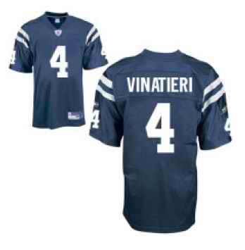 Colts 4 Adam Vinatieri Blue Jerseys
