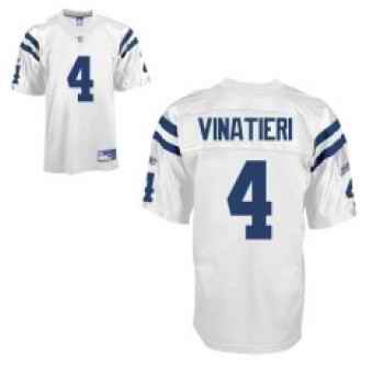 Colts 4 Adam Vinatieri White Jerseys