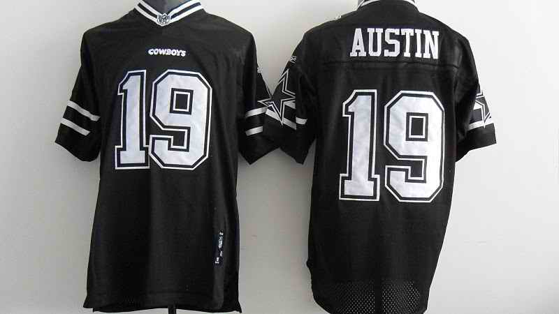 Cowboys 19 Austin Black Jerseys