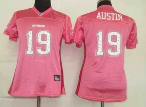 Cowboys 19 Austin pink 2011 women Jerseys