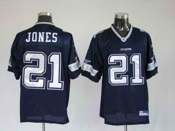 Cowboys 21 Jones Blue Jerseys