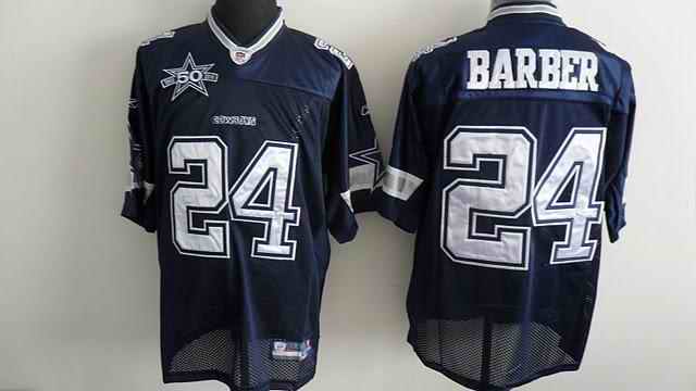 Cowboys 24 Barber Blue 50th Anniversary Jerseys Cowboys 24 Barber Blue 50th Anniversary Jerseys