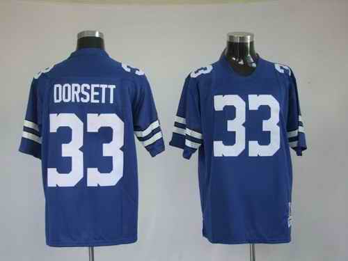 Cowboys 33 Dorsett Light Blue Throwback Jerseys