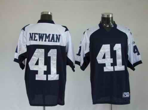 Cowboys 41 Terence Newman Blue Thanksgiving Jerseys