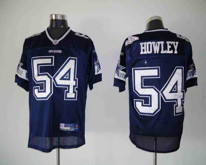 Cowboys 54 Howley Blue Jerseys