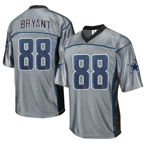 Cowboys 88 Bryant Grey Jersey